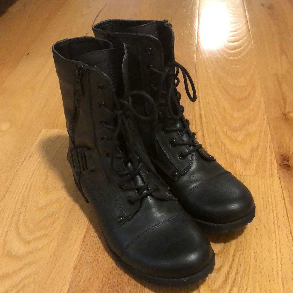 G by Guess combat boots